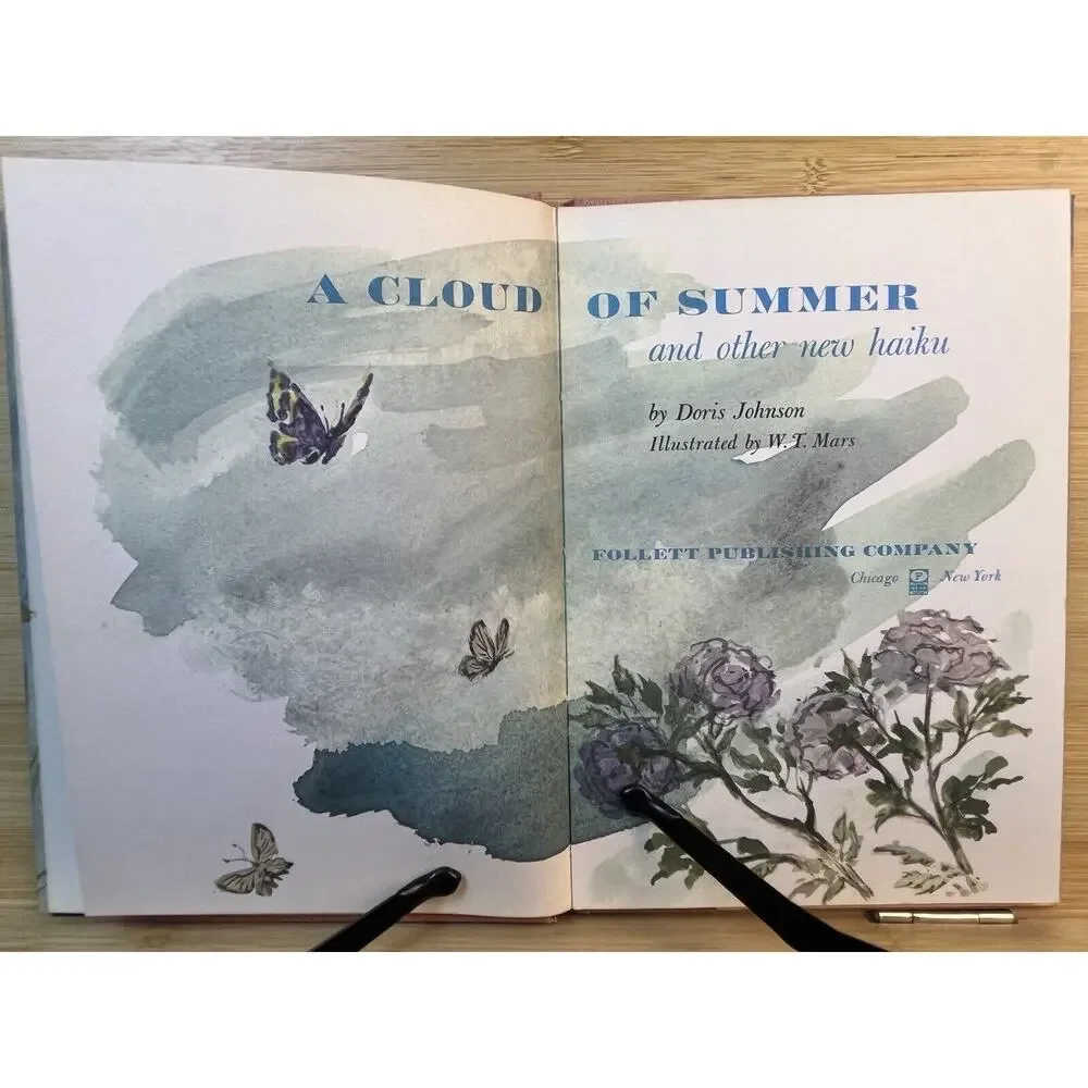 A Cloud of Summer And Other New Haiku First Edition Doris Johnson Hardcover 1967